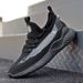 Unbeatable Quality Men's Autumn/winter 2024 New Item, Youth Sports Soft Soled Running Casual Height Increasing Black Dad Shoes_desvips.com