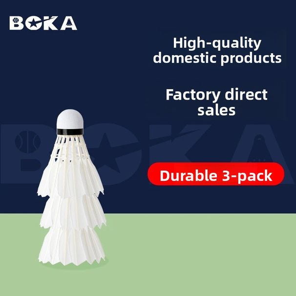 Boca Badminton 3/6/12 Pack Indoor And Outdoor Competition Training Professional Durable Unbranded White Goose Feather_desvips.com