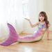 Children's Mermaid Swimsuit Performance Swimwear Three-Piece Set Fish Tail Large Medium Small Girls Princess Dress_desvips.com