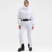 Fur Patchwork Zipper Jumpsuit European And American Cross-Border 2025 Autumn Winter New Solid Color Simple Thickened_desvips.com