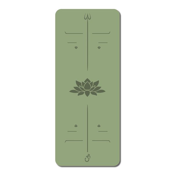 Pu Rubber Yoga Mat Body Line Dance Fitness Yoga Non Slip Tyrant Mat Yoga Mat_desvips.com