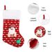 001 New Large Socks Knitted Children's Gift Candy Bag Christmas Tree Ornament_desvips.com