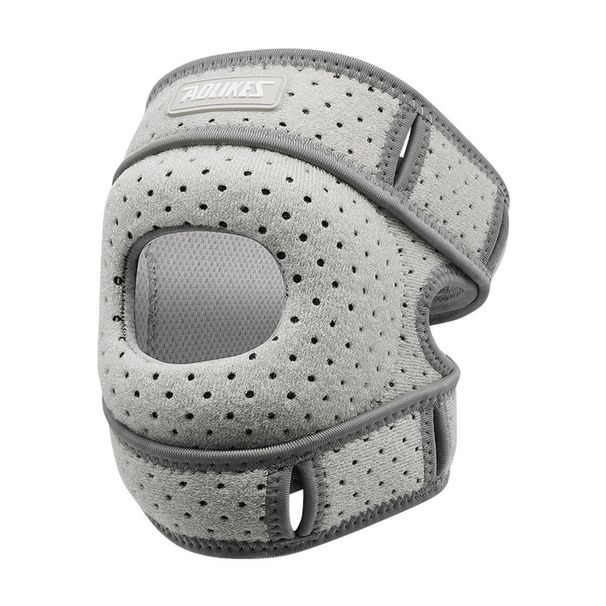 Adjustable Knee Support Brace,Dual Strap Patella Knee Pad Shock Absorbing Sports Knee Protector For Running Cycling Gym_desvips.com