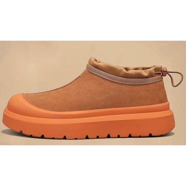 Same Style Snow Boots Thick Sole Unisex Winter Fleece Lined Warm Thickened Non-Slip Snowproof Sangpo Cotton_desvips.com
