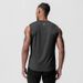 Summer New Men's Fitness Vest, Quick-Dry Sleeveless T-Shirt, American-Style Loose Fit, Large Size, Wide Shoulder Letter_desvips.com