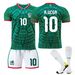 2526 Hot Quick-drying World Cup Mexico Home 14 "Little Pea" Number 9 Raúl National Team Breathable Short-Sleeved Football Jersey_desvips.com