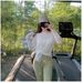 Ice Silk Sun Protection Shirt Loose Fit Sports Long Sleeve For Women With Slit Mesh Thin Breathable Yoga T-Shirt_desvips.com