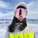 SEARIPE Snowy Pie Column Surface Goggles For Men Women, Single And Board Goggles, Double Layer Anti-Fog Ski Equipment_desvips.com