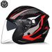 Helmets Unisex Dual Lens, All Season, Winter Riding Safety Certified, Electric Bicycle Half Helmet_desvips.com