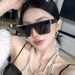 ActiveGo 2025 New European And American Style Square One-Piece Mirror Large Frame Versatile Street Photography Sun Protection_desvips.com