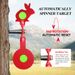 Red 3MM Thick Bidirectional Animal Rotating Stainless Steel Outdoor Slingshot BB Air Gun Practice Aiming Target_desvips.com