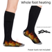 Winter Warm USB Charging Long Tube Cold-proof Outdoor Skiing Cycling Electric Heating Socks_desvips.com