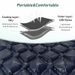 WESTTUNE Camping Inflatable Mattress Ultralight Outdoor Sleeping Pad With Pillow Built-in Pump Air Mat For Backpacking_desvips.com