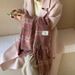 Plaid Scarf For Women, Autumn Winter 2024 New Style, Dry Rose Pink, Atmosphere And High-end Feel, Versatile Thickened_desvips.com