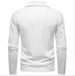 Black French Style Shirt For Men, Long Sleeve, Lazy Pullover, Loose Fit, Autumn Style, Striped, Mature, Casual, Simple_desvips.com