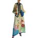 Women's Clothing fashion personality printed cotton and linen loose leisure vacation two-piece suit_desvips.com