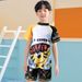 New Children's Swimsuit, One-piece Two-piece, For Kids Aged 3-12, Boys And Girls, Student Swimming Training Set_desvips.com