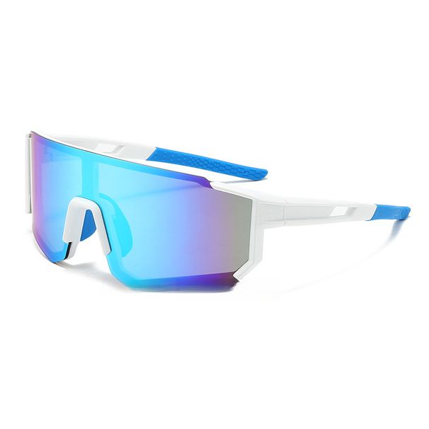 European And American Style Large-frame Integrated Lens Fashion Trendy Glasses For Outdoor Sports, Skiing, Cycling, And Hiking_desvips.com