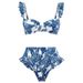 Push-up Bikini Sexy High-waisted Bikini Two-body Spa Bathing Suit_desvips.com