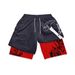 Basketball Performance Men Print Running Workout Short Pants Light Weight Quick Dry Sports Jogger Shorts Sportswear_desvips.com