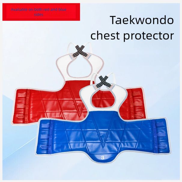 Muay Thai Plain Taekwondo Sanda Competition Training Fighting Upgraded Version Gym Special Chest Protector_desvips.com