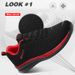 Men's Lightweight Sneakers Athletic Shoes Breathable Lace-ups Running Basketball Workout Sports Outdoor Men Tennis Shoe_desvips.com
