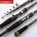 Carbon Sub Sliding Ultra Light Hard Short Section Portable Telescopic Sea Straight Handle Road Fishing Rod_desvips.com
