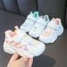 Big Girls Mesh Breathable White Sneakers For Children's Version Platform Sports Running Daddy Shoes 5 6 8 10 11 12 Years_desvips.com