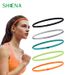 Unisex Anti-Slip Silicone Sweat-Wicking Sports Simple Fitness Yoga Running Football Headband_desvips.com