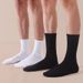 Thickened Men's And Women's Towel Bottom White Socks Sports Socks Terry Waist Pure White And Black Running Socks Pure Cotton Basketball Socks_desvips.com
