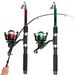 Rod Combo Children's Fishing Rod Wheel Lure Suit Casting Rod 1.8m Sea Rod Soft Bait Scoop Net Full Set Of Fishing Gear_desvips.com