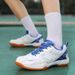 Men's Professional Badminton Breathable, Non-slip, Wear-resistant, Youth Training Sports Volleyball Shoes, Large Size_desvips.com
