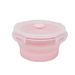 CCyanzi 3-Piece Round Collapsible Silicone Food Storage Bowls With Lids, Microwave And Freezer Safe, Space-Saving Design For Kitchen Cabinets And Camp_desvips.com