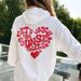 New Fleece Women's Letter Slogan Printed Hoodie Drawstring Drop Shoulder Sleeve Hooded Sweatshirt_desvips.com