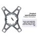 EVOSID 3-Bolt To 4-Hole 110BCD Single/Double Chainring Compatible With GXP Direct Mount Crankset Crank Adapter_desvips.com