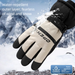 Northeast Cold-Proof Ski For Women Winter Warm Cycling Waterproof Gloves Electric Bike Men Touchscreen Fleece Lined_desvips.com