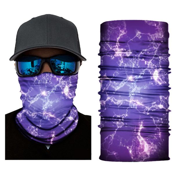 LazyZoom Xunhui Pattern Series Warm Magic Headscarf Protective Cycling Gear Outdoor Ski Hood Face Mask Seamless Neck Gaiter_desvips.com
