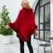 Women's Clothing 2023 autumn and winter new women's clothing shawl tassel cape fur collar pullover sweater women_desvips.com