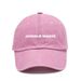 2025 Baseball New Korean Version Letter Sun Protection Face Slimming Simple Duckbill Cap Dopamine_desvips.com