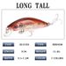 Lure Bait Cross Border Simulation Bait Hard Bait Luminous Minnow Bait Ring Beads Blood Groove Three Hooks Freshwater Sea Fishing Gear_desvips.com