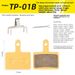 TOOPRE Mountain Bike Disc Full Metal Ketone Base Brake Pads BB5 M355 M446 Universal_desvips.com