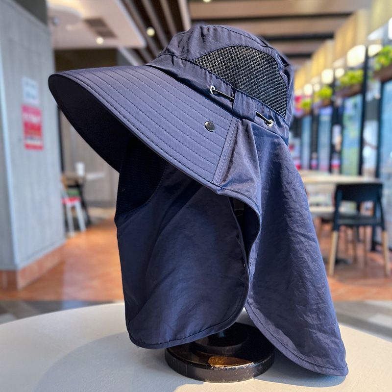 New For Men And Women, Summer UV Neck Guard, Sun Protection Outdoor Face Covering Hiking Hat, Fisherman Hat_desvips.com