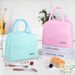 1pc Handheld Insulated Lunch Bag Oxford Fabric Picnic Tote Portable Daily Commute Food Bag For Office Lunches Outdoor Picnic Use_desvips.com
