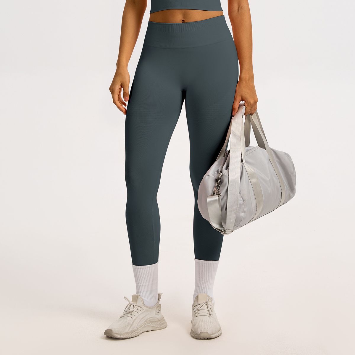 High-Waisted Seamless Slimming Yoga Pants for Women European And American Style Running Sports Fitness Quick Drying_desvips.com