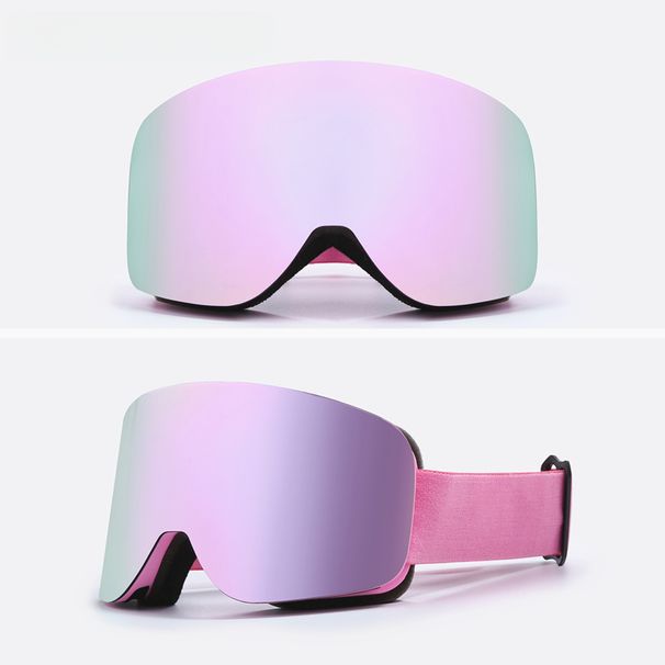 Full Plating Ski Goggles With Double-Layer Anti-Fog And Snow Blindness Protection, Compatible With Prescription Glasses / For Kids Aged 5-14 HK14_desvips.com