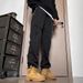 001 Fleece-Lined American Style Black Cargo Men Autumn Winter Small Size Thickened Waterproof Windproof Outdoor Hiking_desvips.com