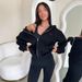 Foreign Trade Autumn Winter Small Label Hooded Cardigan Sweatshirt Fashion Print Loose Plus Size British Youth Zier_desvips.com