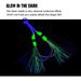 FJORD 2pcs/bag Assist Hook Jig Barbed UV Point Glow Pike High Carbon Steel Fishing Hook Sea Winter Ice Fishing Accessories_desvips.com