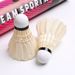Badminton Shuttlecocks 12 Pack Durable Reverse Washed All Round Feather Stable Outdoor Use_desvips.com