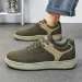 Seasons Men New Breathable Canvas Korean Version Versatile White Casual Board Shoes Green Free Shipping_desvips.com